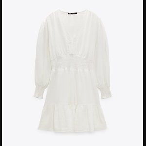ZARA - LINEN BLEND DRESS